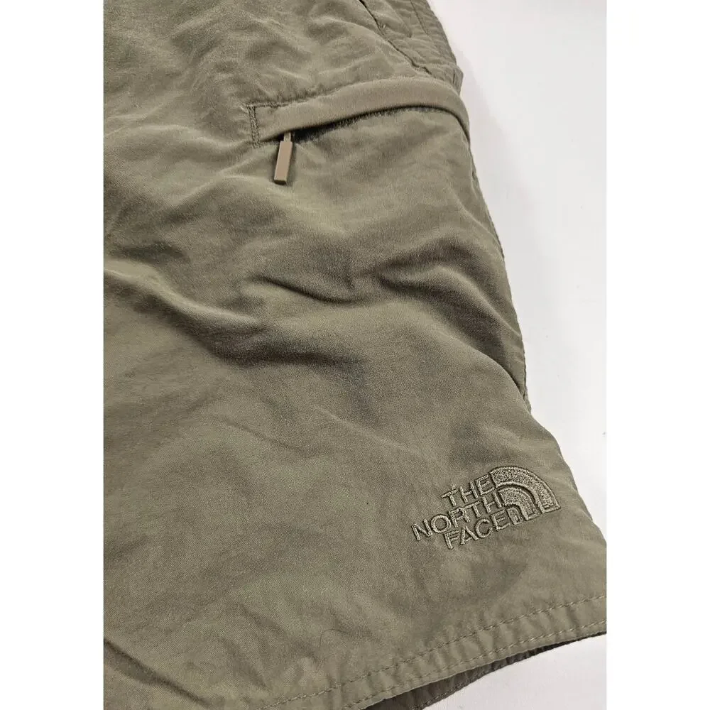 The north face khaki green sz XL (?) Pull on shorts 7.5
